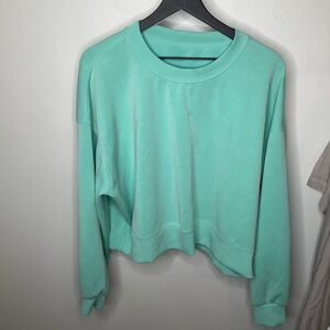Lululemon Perfectly Oversized Cropped Crew Softstream